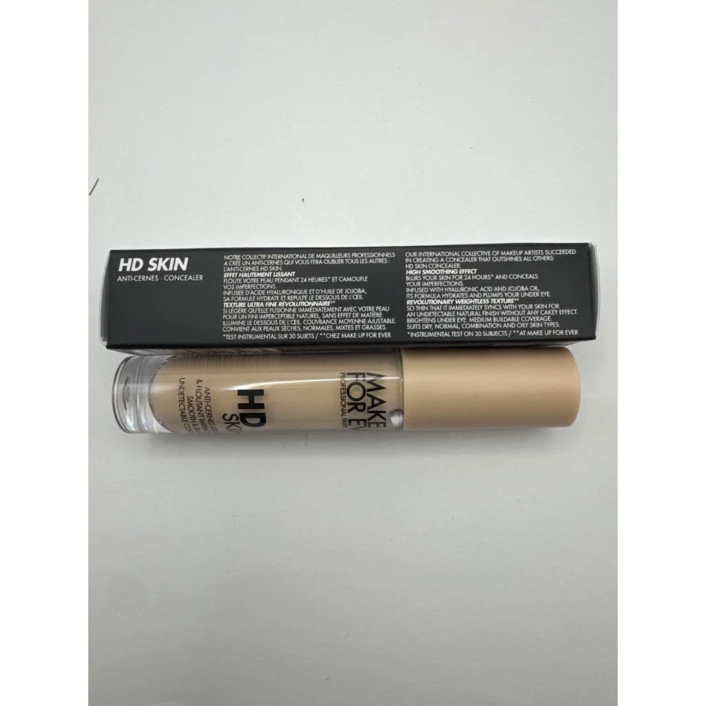 Make‎ Up For Ever HD Skin Smooth & Blur Concealer 1.3(N) Neutral 0.15oz New Box